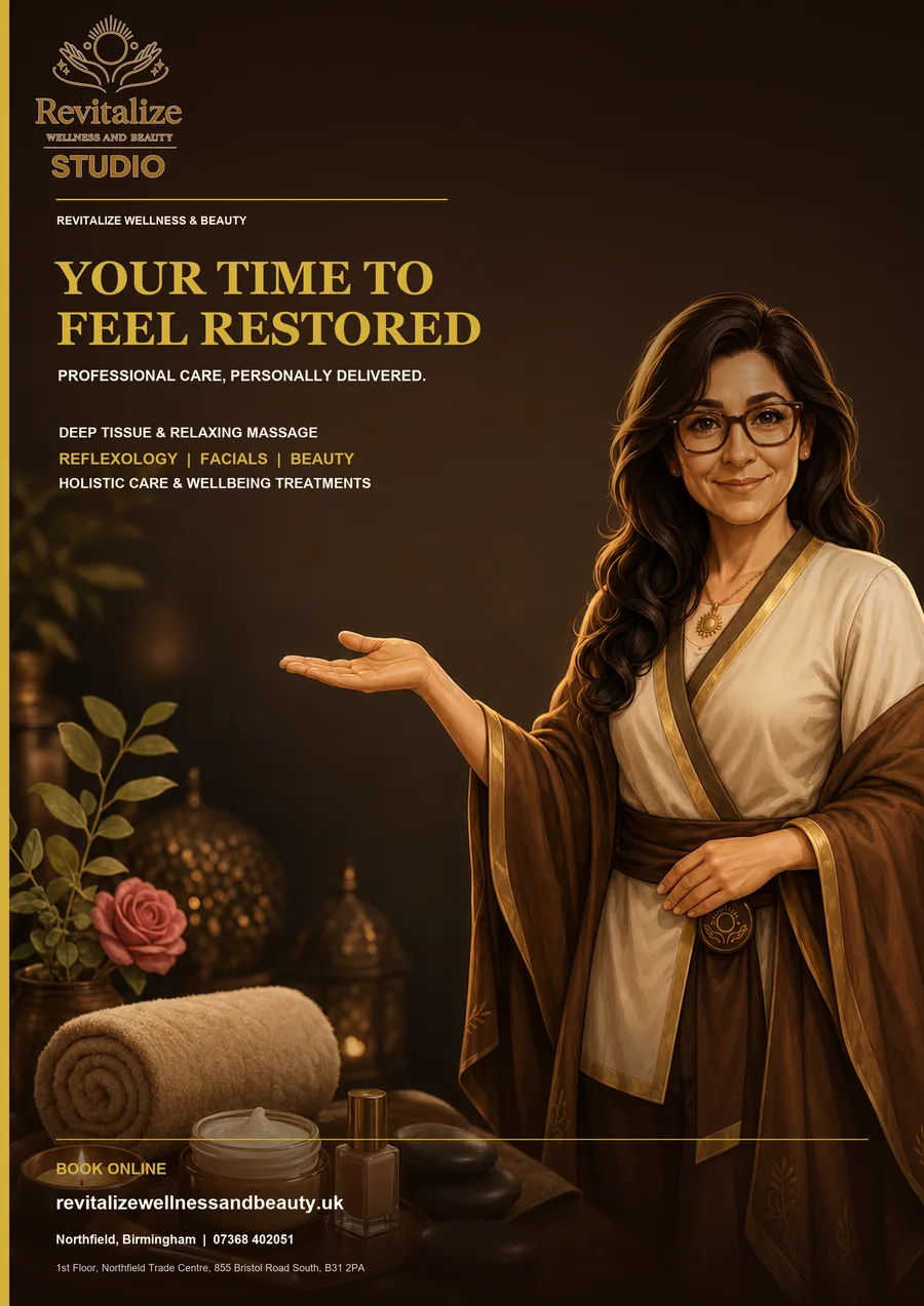 Revitalize treatments and services campaign poster